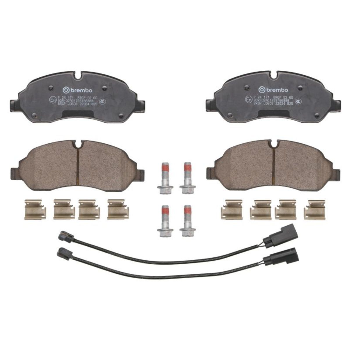 Jarrupalat, levyjarru BREMBO P 24 171