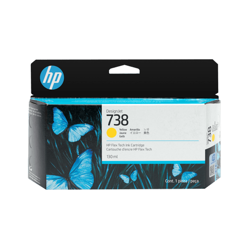 HP HP 738 Mustepatruuna keltainen 498N7A Vastaa: N/A