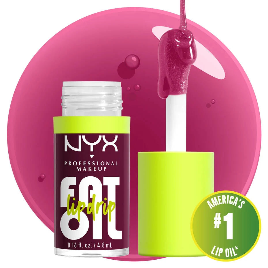 NYX Professional Makeup Fat Drip Lip Oil Color 04 That's Chic 4,8 ml