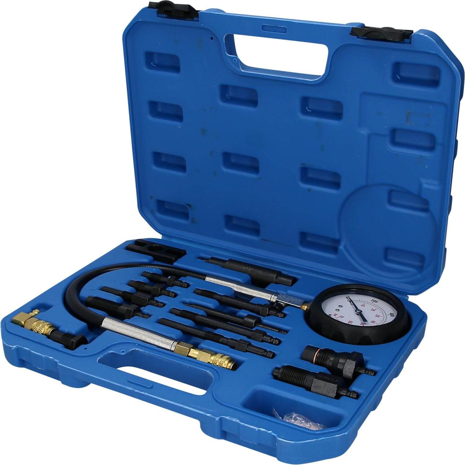 Puristuksen testaussarja diesel-moottoreille, 15-os, Brilliant Tools