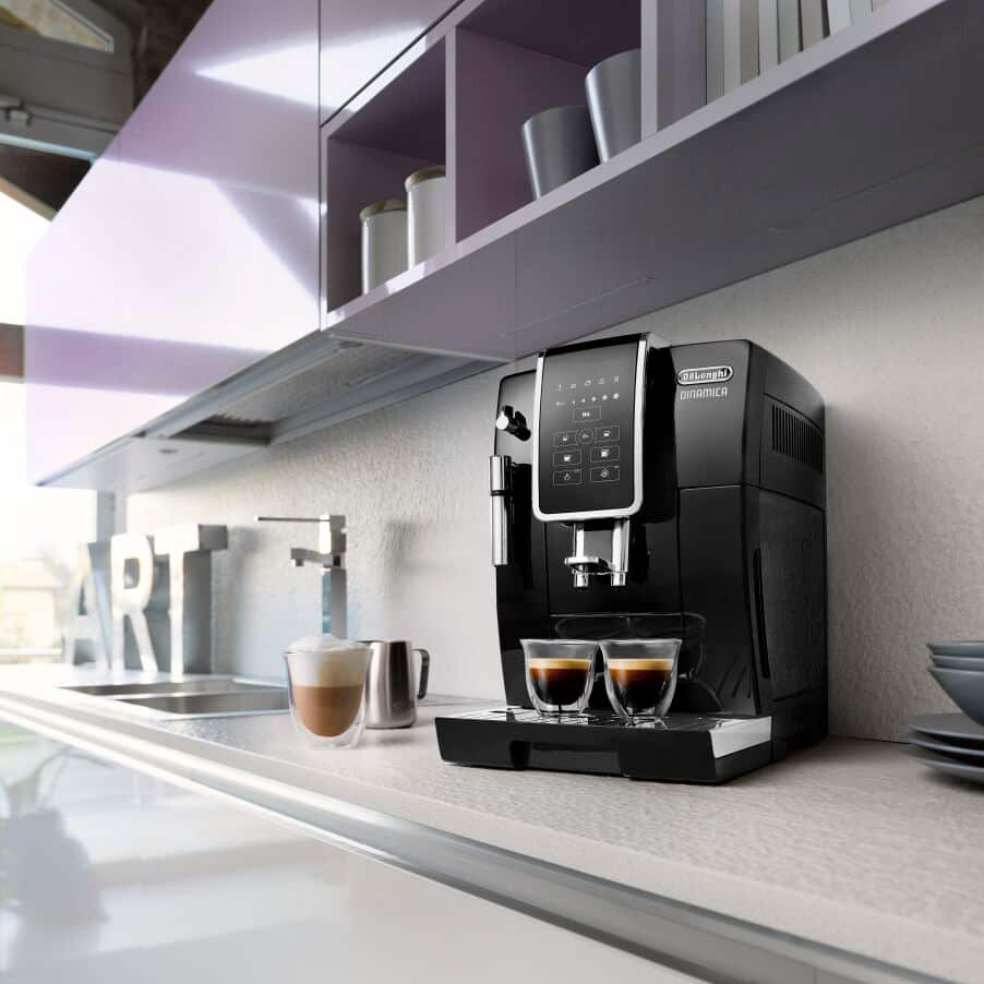 De’Longhi Dinamica ECAM350.15 B, Espressokone, 1,8 L, Kahvipavut, Jauhettu kahvi, Sisäänrakennettu jauhin, 1450 W, Musta
