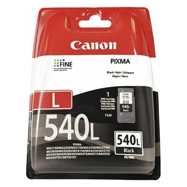 Canon PG-540L L -mustekasetti, 11 ml, musta