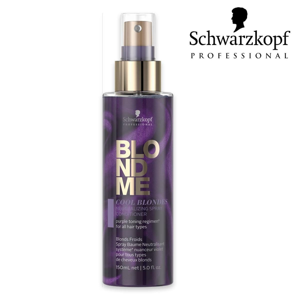 Schwarzkopf BlondMe Cool Blondes Neutralisoiva Spray Hoitoaine 150ml