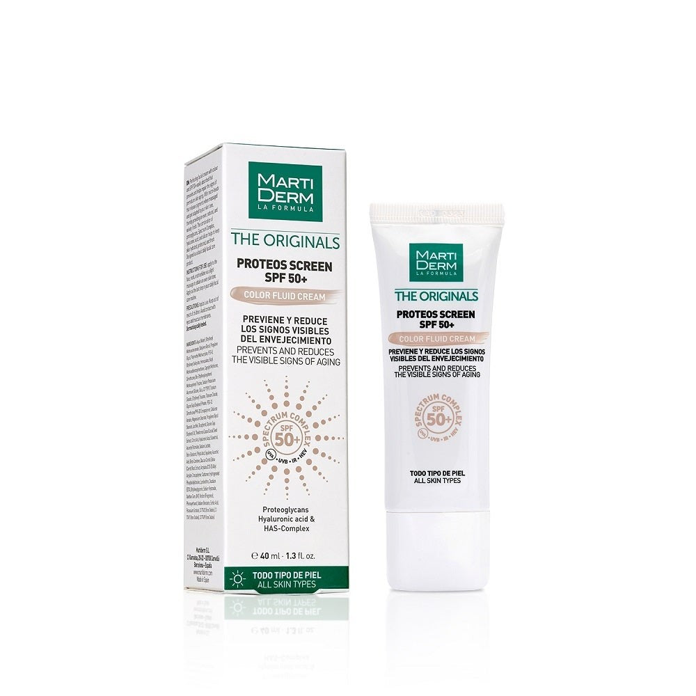 Martiderm The Originals Proteos Screen Color Fluid Cream Spf50 + kaikille ihotyypeille 40ml