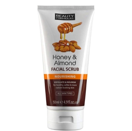 Beauty Formulas Hunaja & Manteli kasvojen kuorinta - 150ml