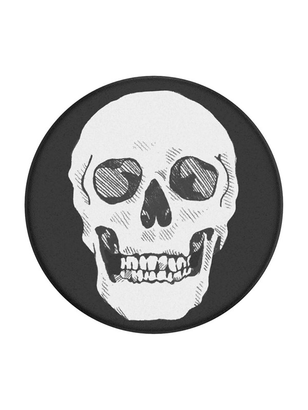 PopSockets Shaky Bones White, Grippi, Musta, Valkoinen, Universaali, 1 kpl