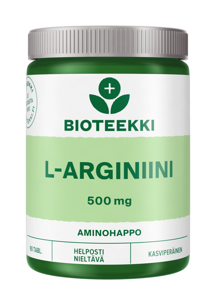 Bioteekki L-Arginiini 90 tablettia