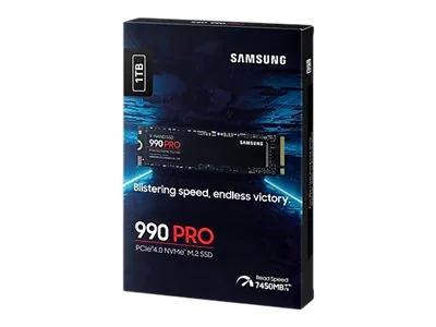 Samsung 990 PRO 1 Tt M.2 PCIe 4.0 NVMe -SSD-levy