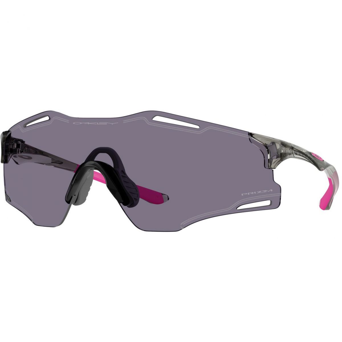 Oakley Cybr Zero Prizm Grey urheilulasit UV-suojalla ja polarisoiduilla linsseillä, harmaa, koko Gr.
