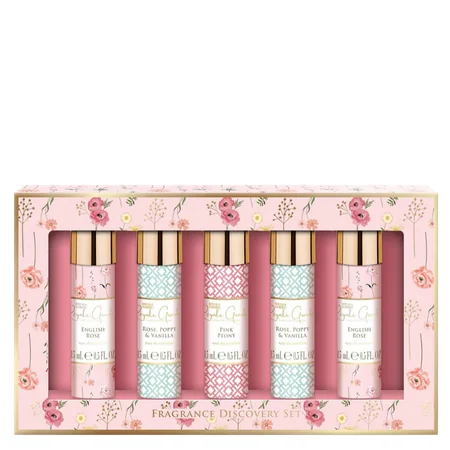 Baylis & Harding Royale Garden Rose, Poppy & Vanilla Fragrance Discovery Set - 5 X 15 ml