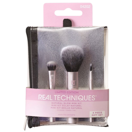 Real Techniques Natural Glow Mini meikkisiveltimet 4 kpl