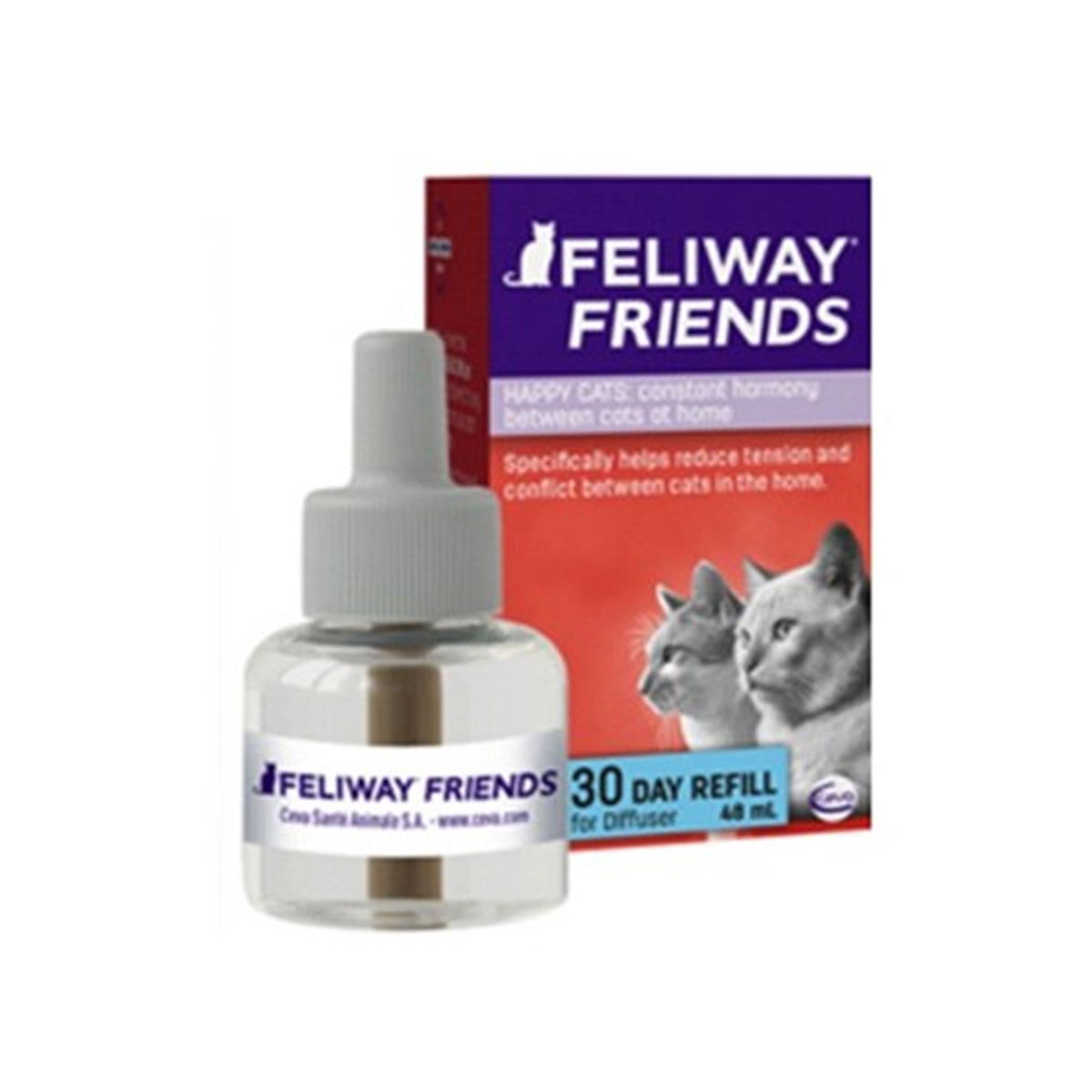 Feliway Friends liuos vaihtopullo 48 ml