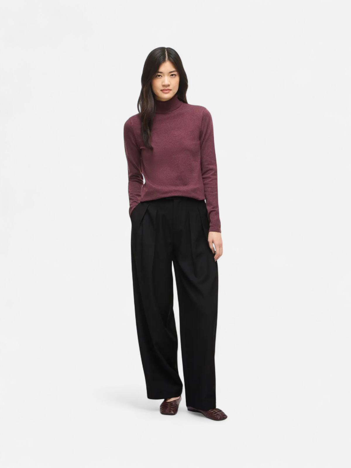Vila naisten neulepusero Vimalu Rollneck, Port Royale Melange