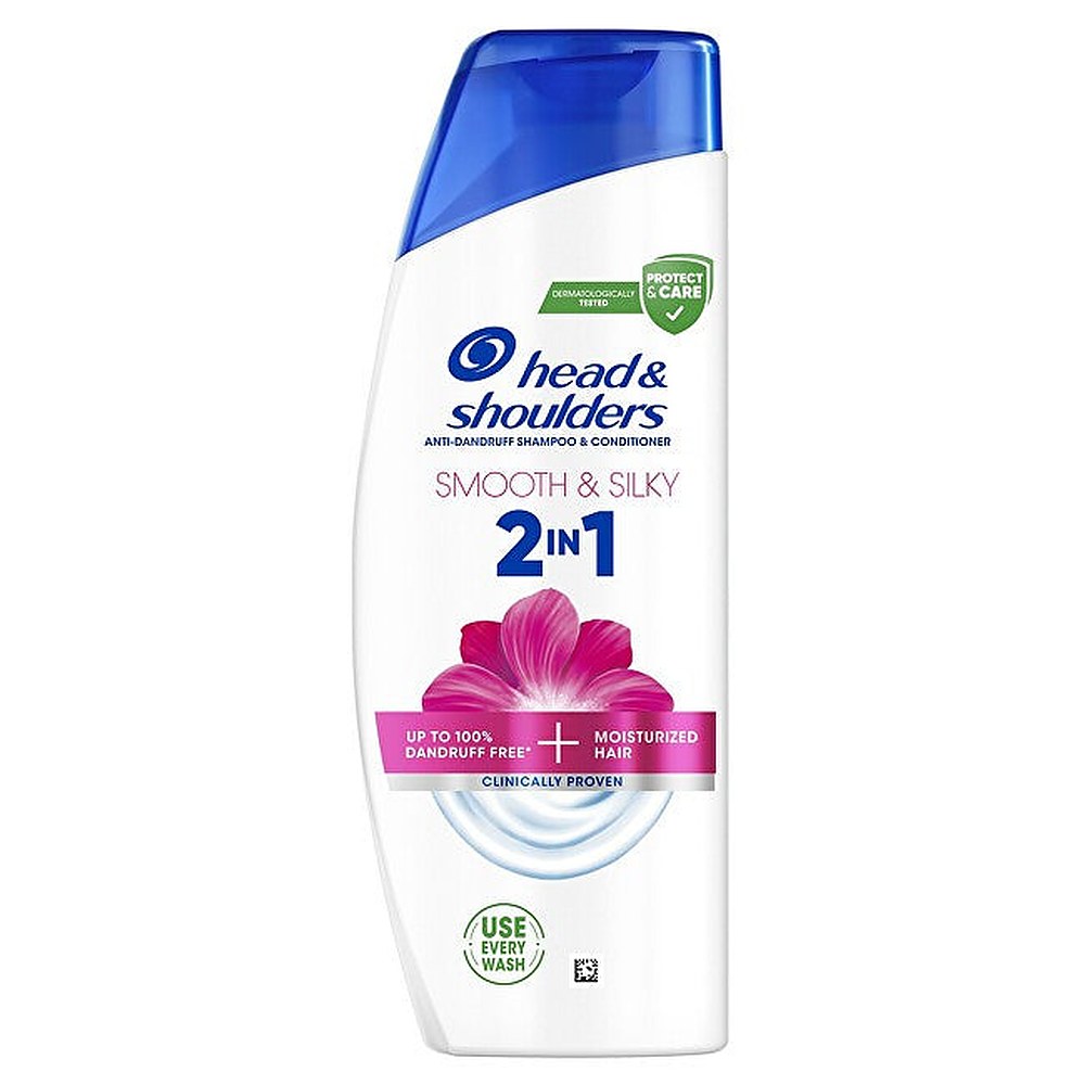 Head & Shoulders Smooth & Silky Anti-Dandruff Shampoo 2 in 1 330 ml