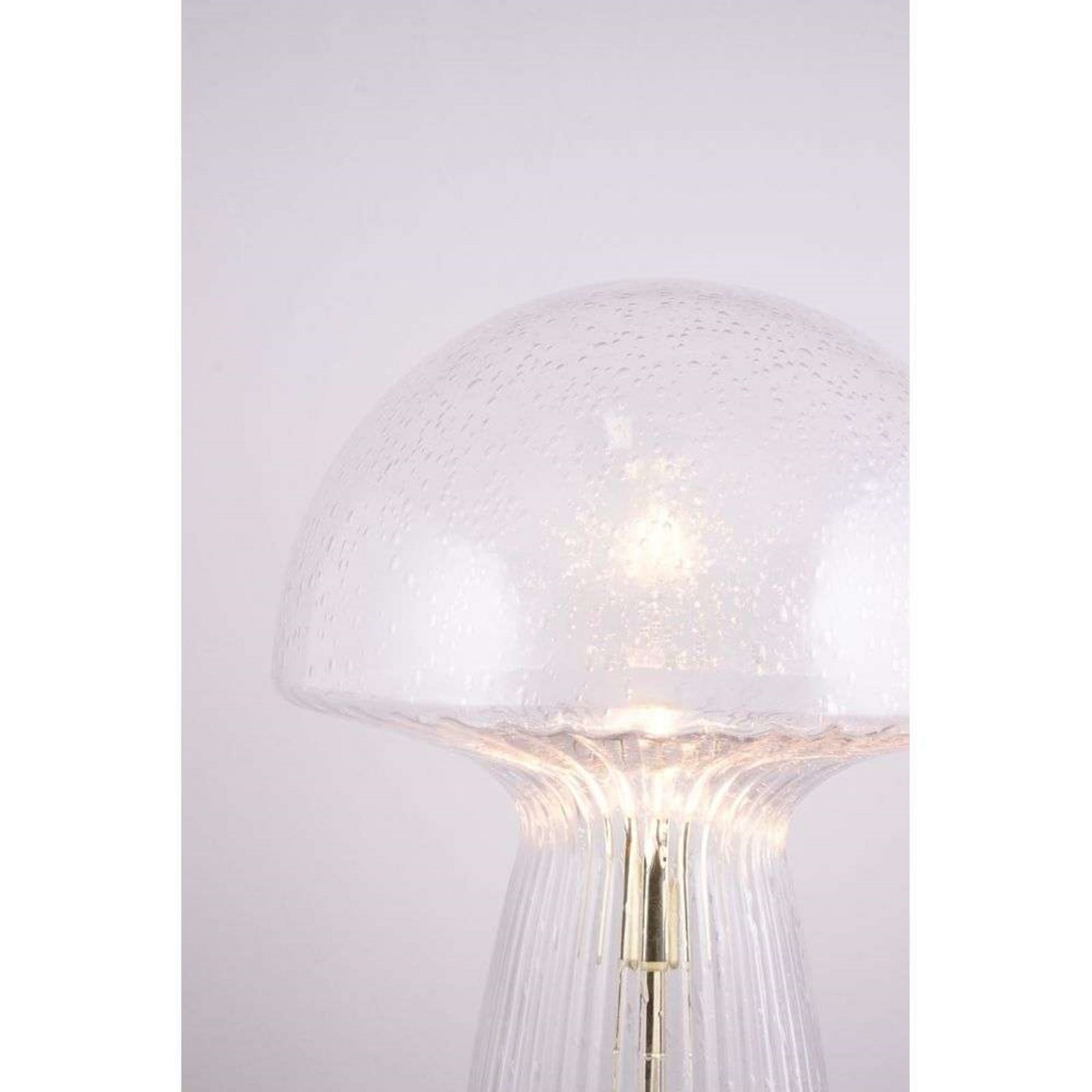 Fungo 30 pöytävalaisin, kirkas, opaali, 42 cm - Globen Lighting - Makuuhuone - Lasi
