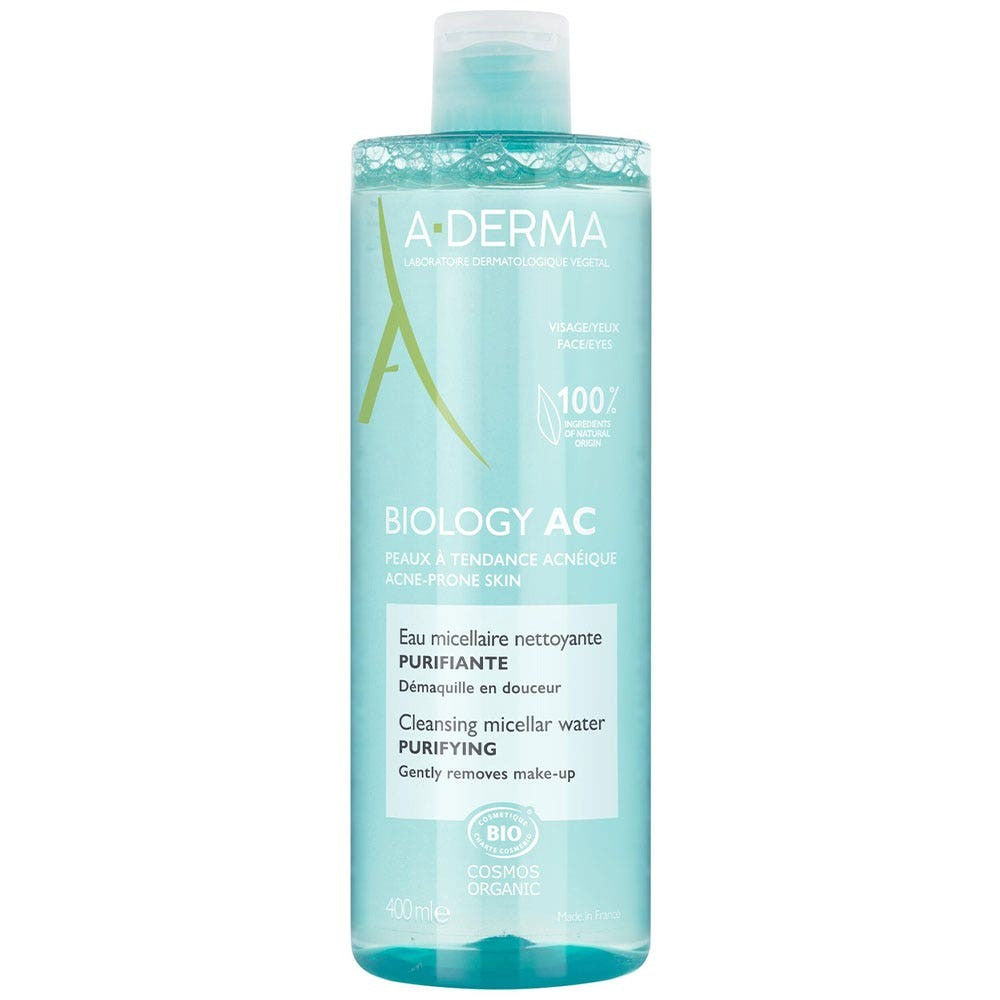 A-Derma Biology AC Purifying Acqua Micellare 400ml — Acqua micellare