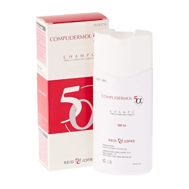 Complidermol 5 Alpha hiustenlähtöä estävä shampoo 200 ml
