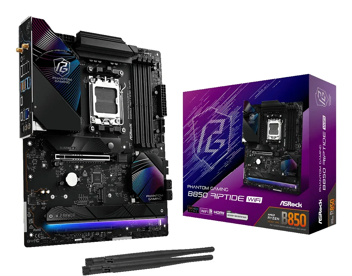 ASRock - Emolevy - ATX - Sisäinen näytönohjain (CPU vaaditaan) - HD Audio (8 kanavaa)