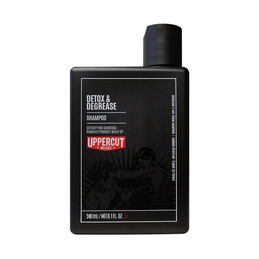 Detox & Rasvoittuvan hiusten shampoo Uppercut Deluxe 240ml