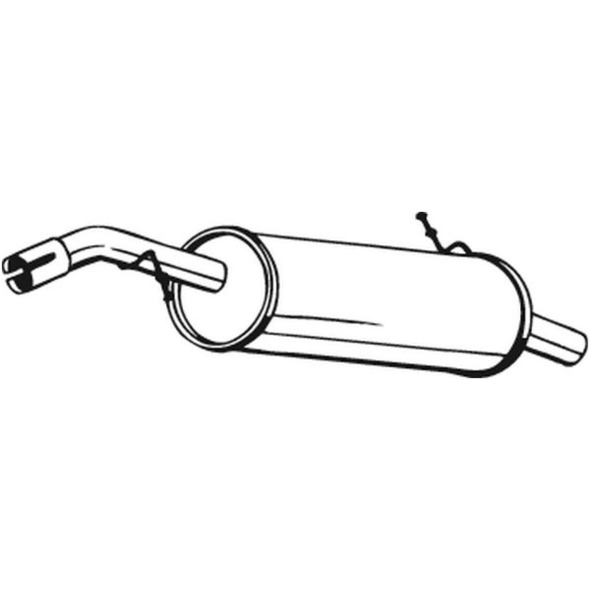 Takaäänenvaimentaja BOSAL 135-057