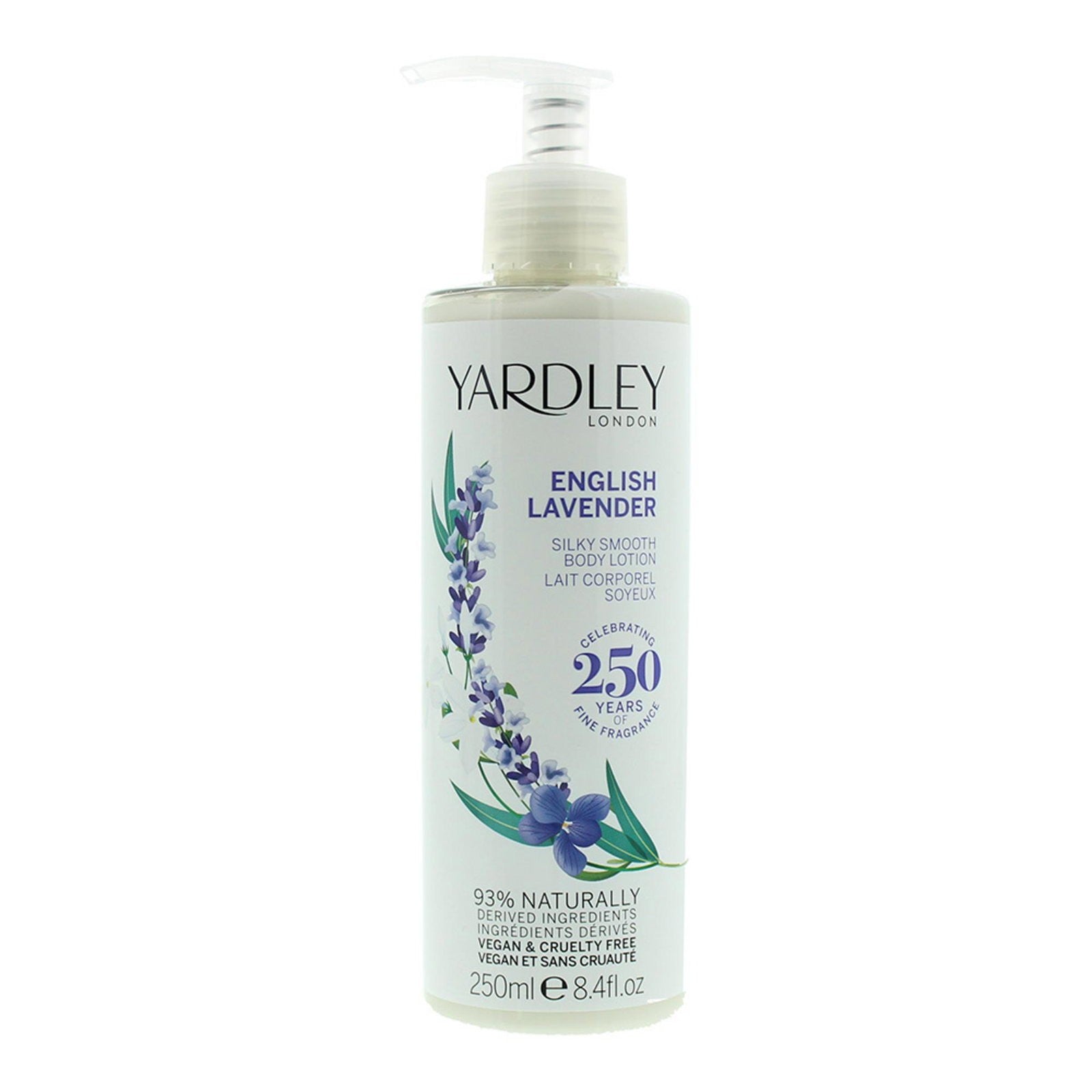 Yardley English Lavender pehmentävä vartalomaito 250 ml