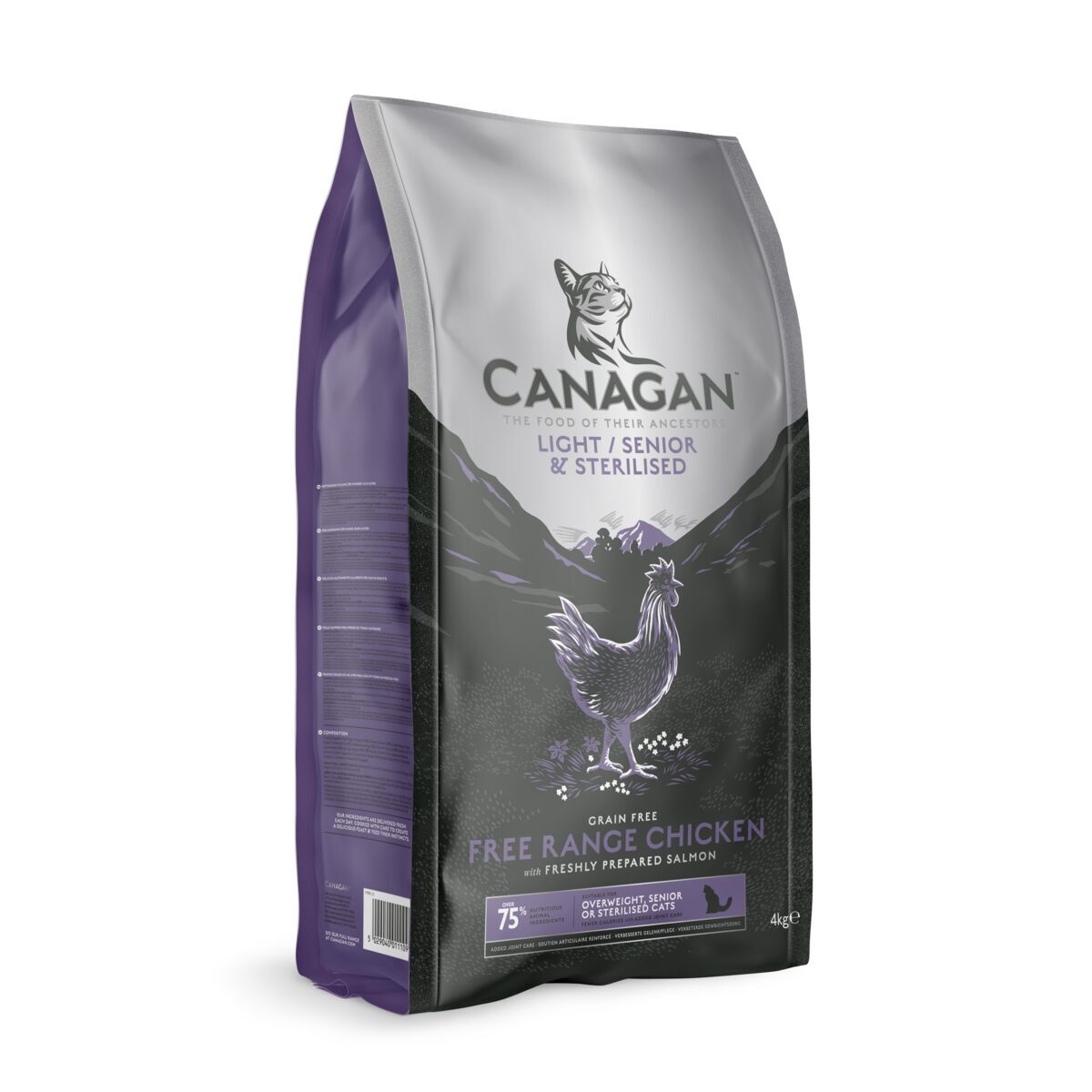 Canagan Light & Senior & Sterilised kana - kuiva kissanruoka - 4kg