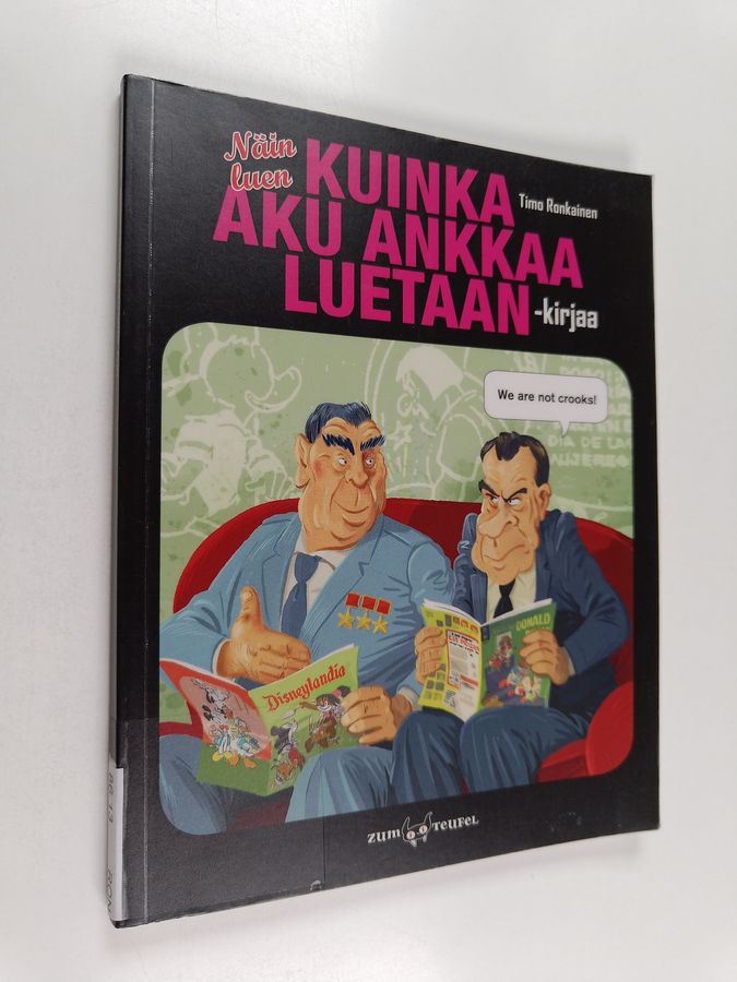 Näin luen Kuinka Aku Ankkaa luetaan -kirjaa