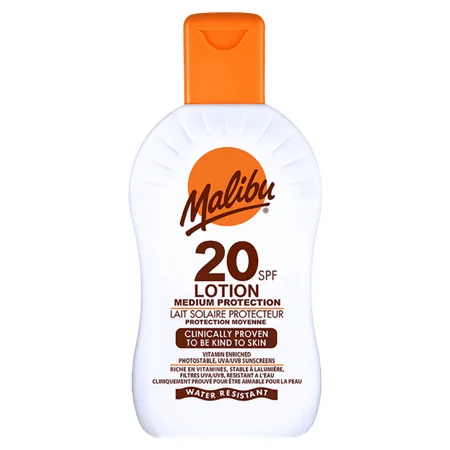 Malibu SPF 20 Keskitaso Suoja Vedenkestävä Aurinkovoide - 200 ml