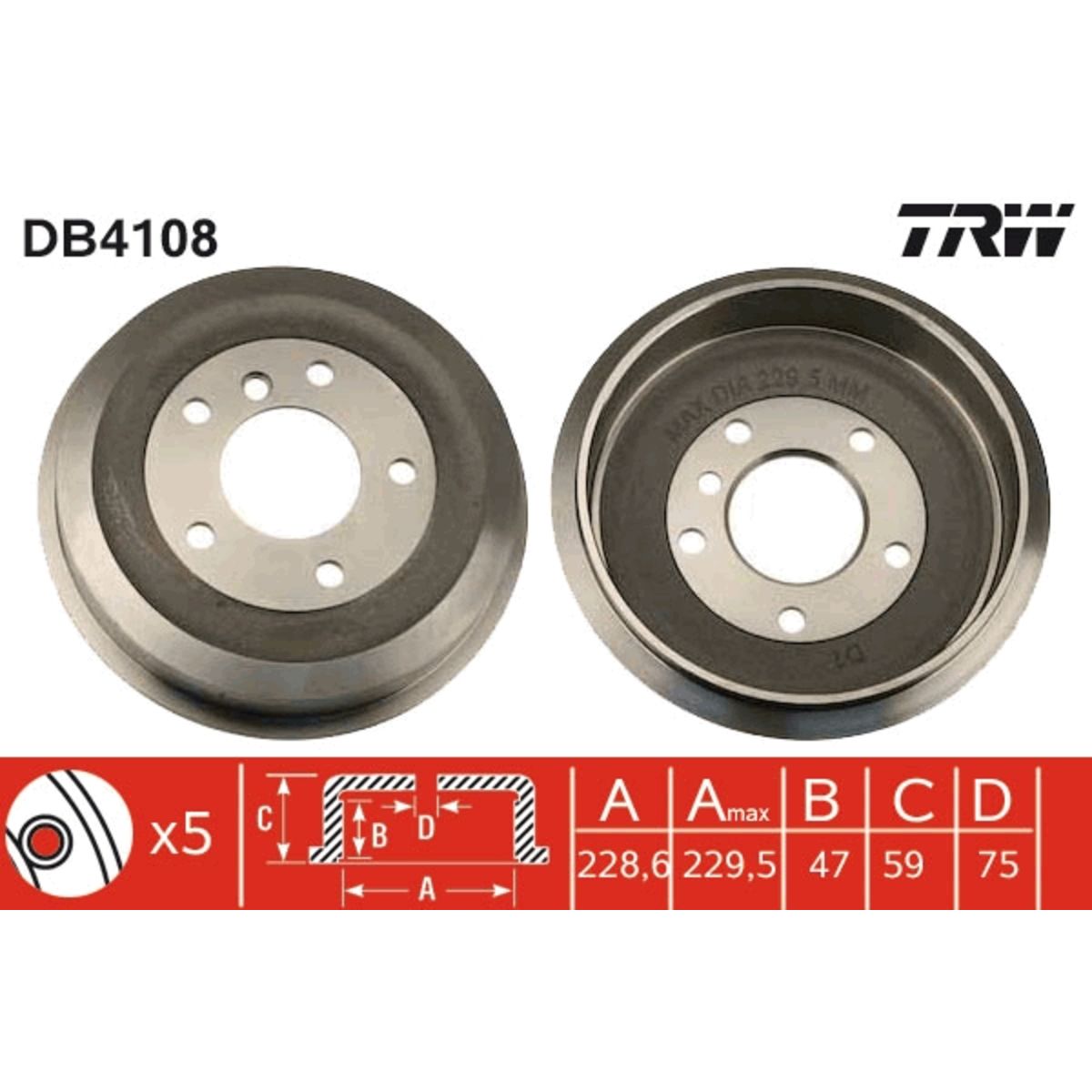 Jarrurumpu TRW DB4108