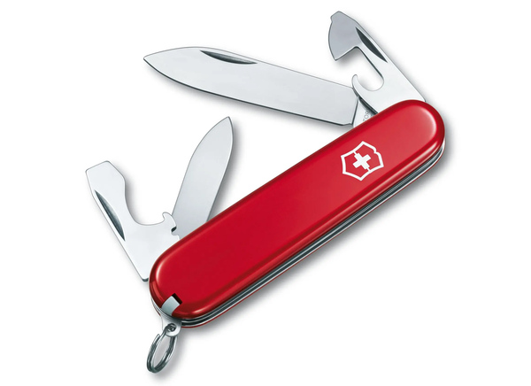Victorinox Recruit -sveitsinlinkkuveitsi, punainen, 84 mm