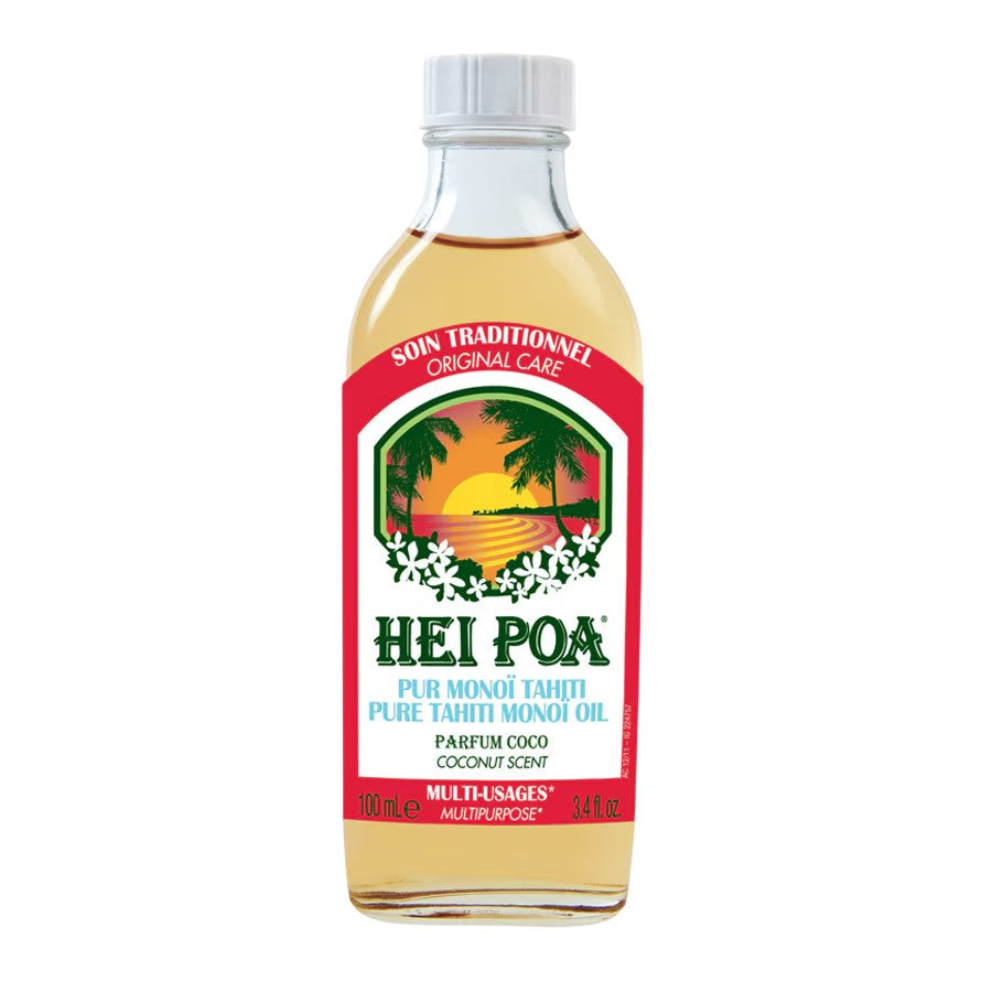 Hei Poa Pure Tahiti Monoï Monikäyttöinen kookosöljy vartalolle ja hiuksille 100 ml