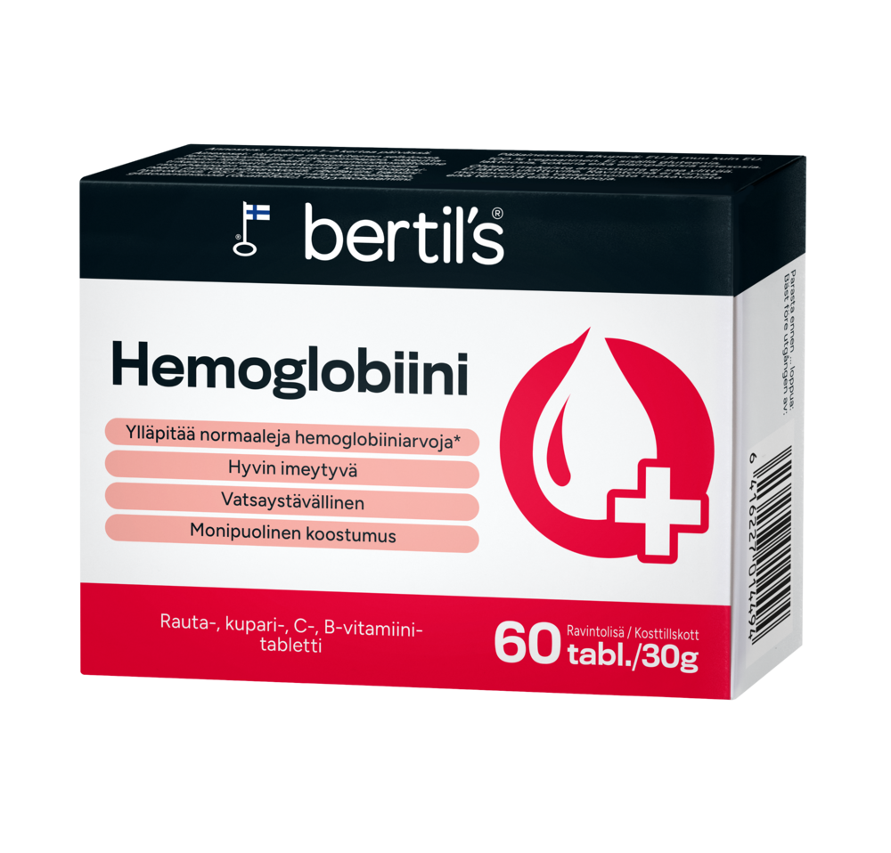 bertils Hemoglobiini 60 tabl