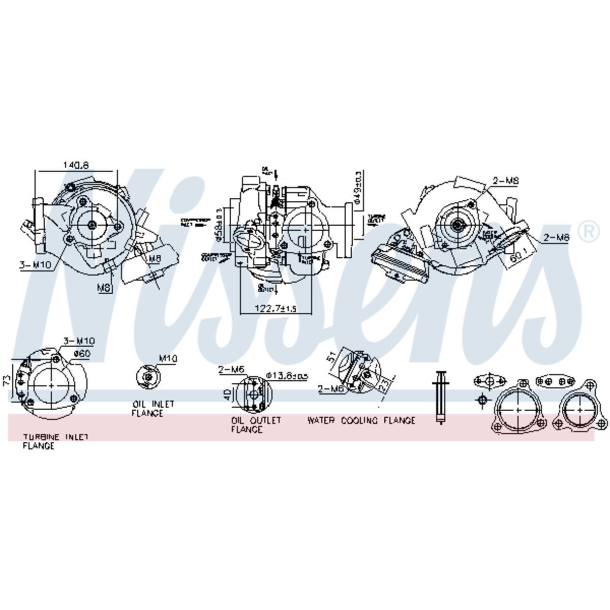 Turboahdin NISSENS 93680