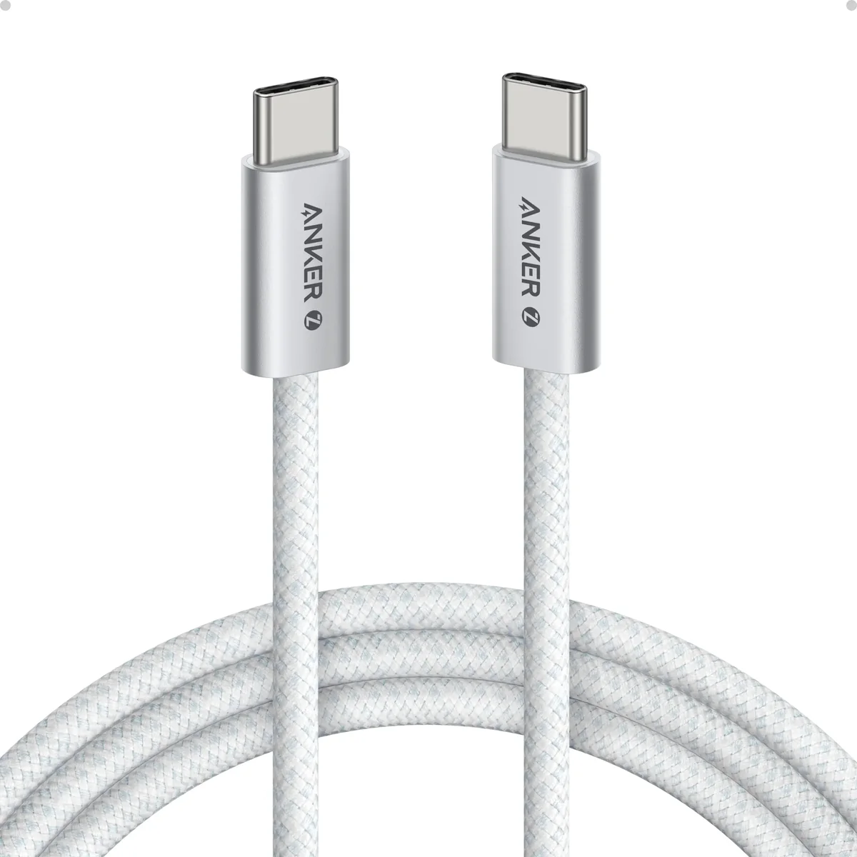 Anker Zolo USB-C to USB-C Cable (1m 240W) - White