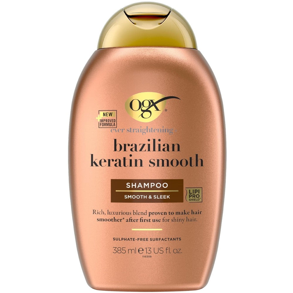 OGX Brazilian Keratin Smooth Shampoo – 385ml