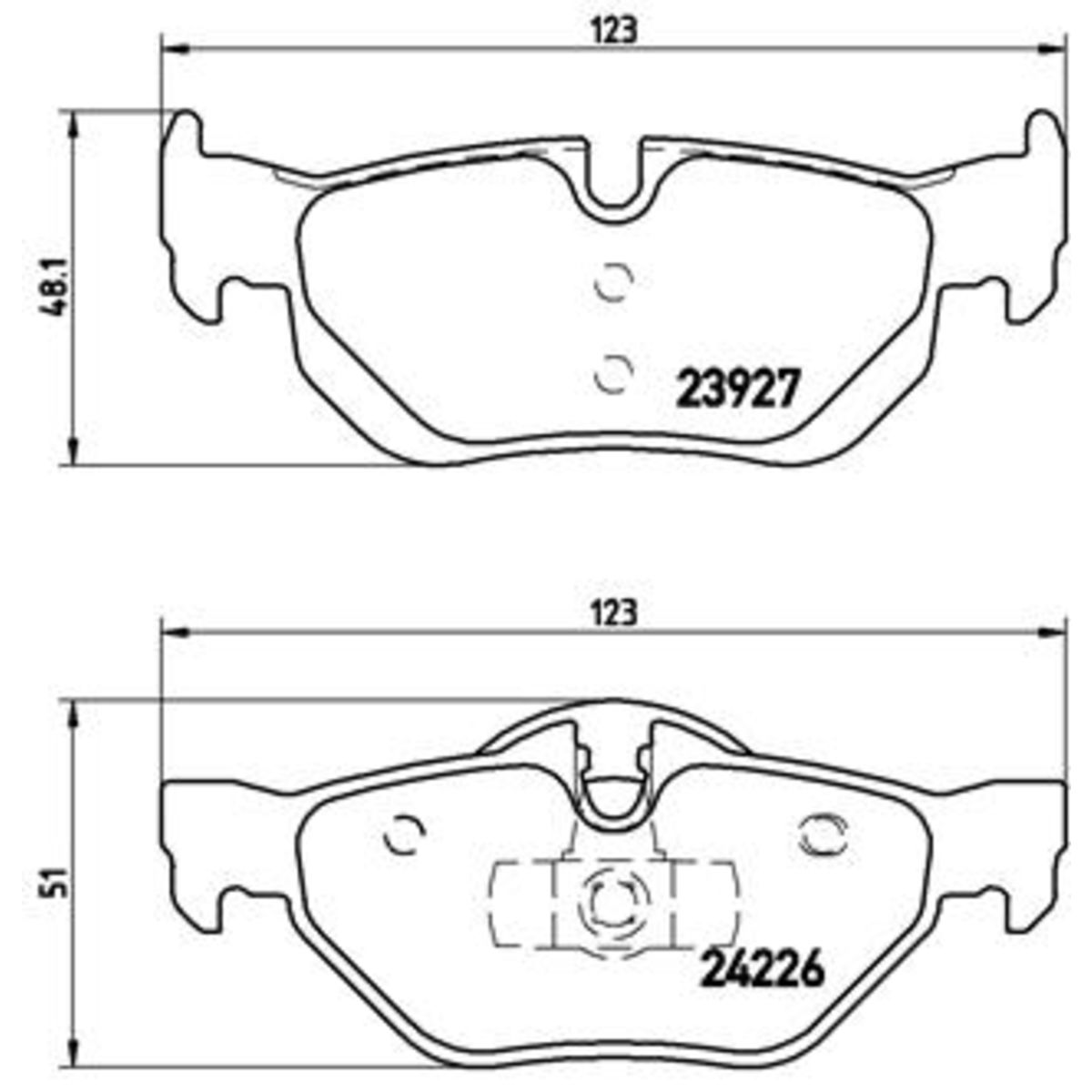 Jarrupalat, levyjarru BREMBO P 06 038