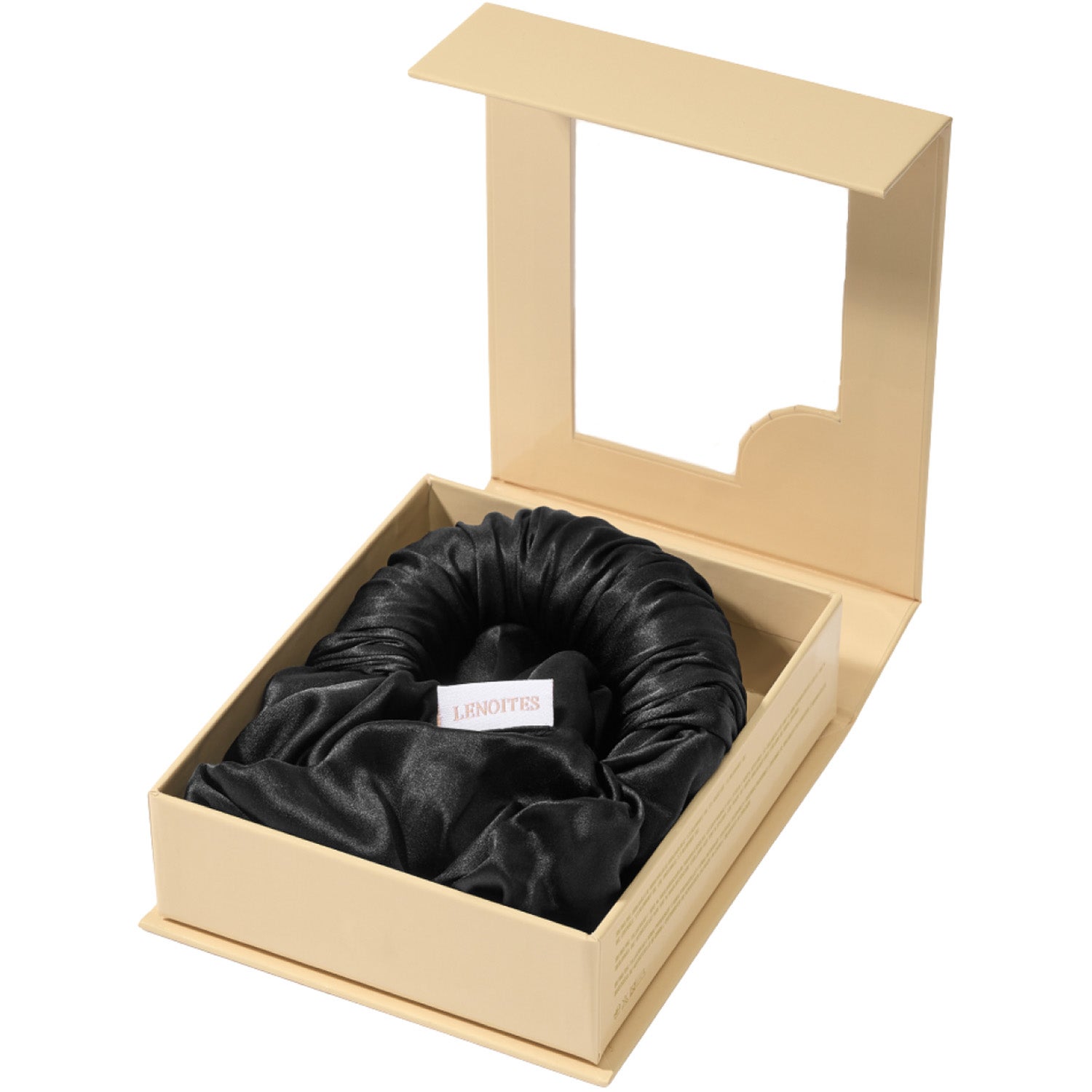 Lenoites Blowout Tie in Mulberry Silk Large Black - 1 pcs