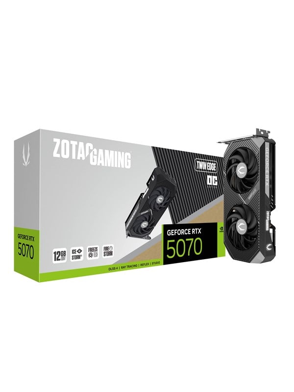 ZOTAC GeForce RTX 5070 Twin Edge OC 12 Gt -näytönohjain