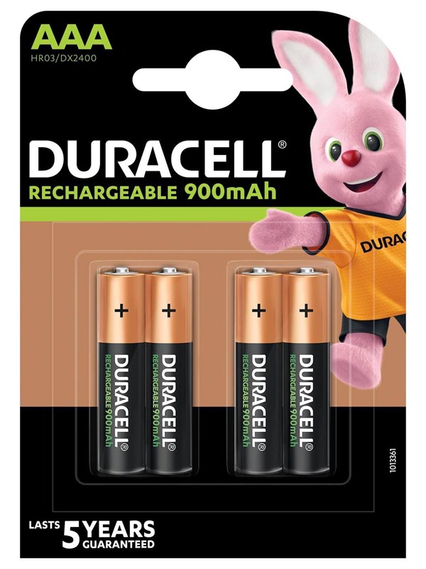 Duracell StayCharged - Akku 4 x AAA - NiMH - (ladattava) - 800 mAh