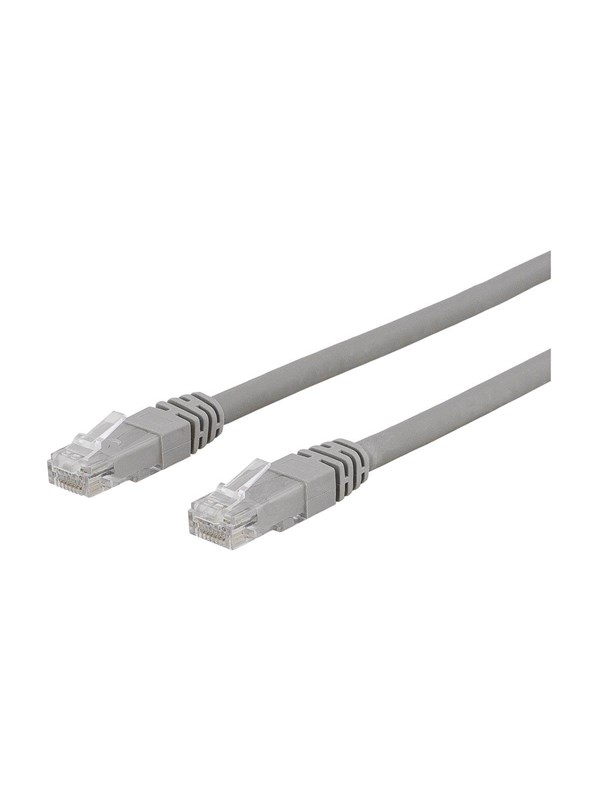 DELTACO U/UTP Cat6a laitekaapeli, 1,5m, 500MHz, LSZH, harmaa