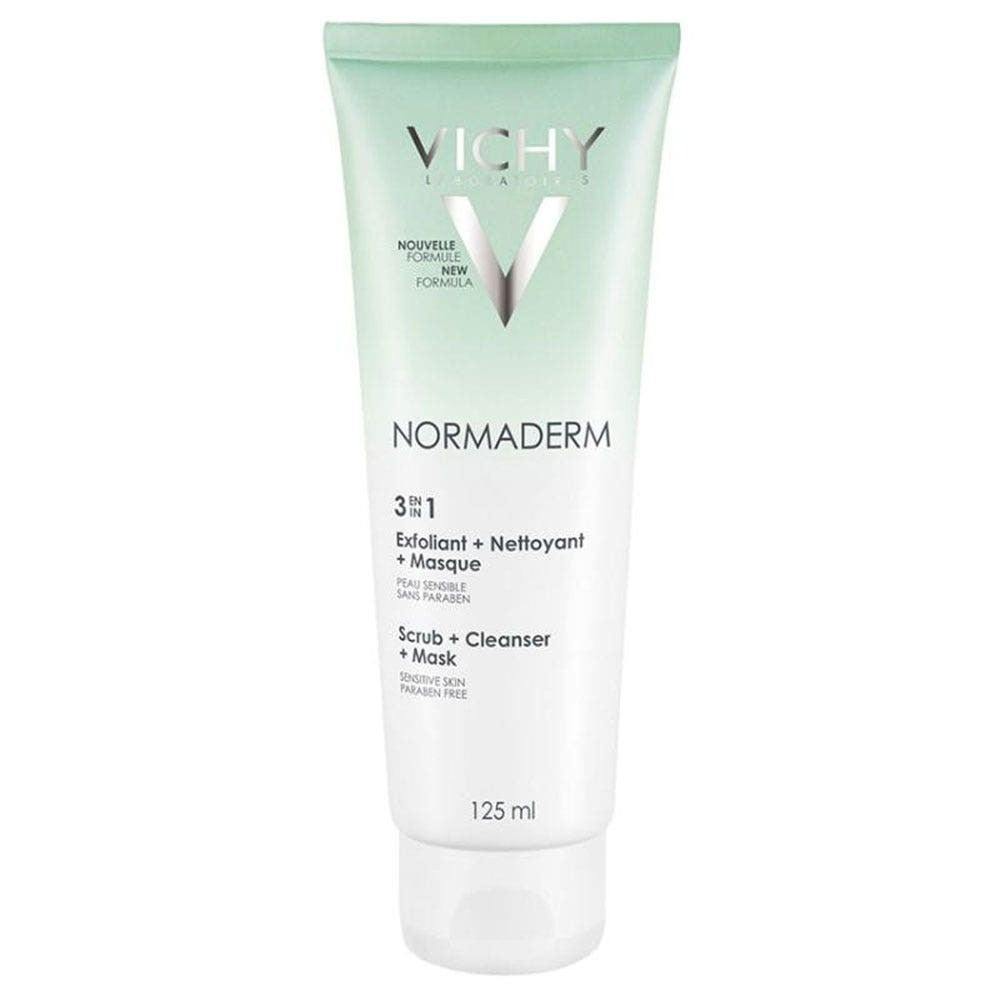Vichy Normaderm 3 in 1 kuoriva naamio 125ml