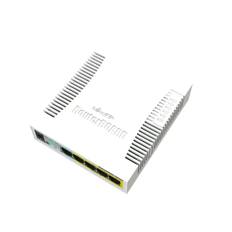 MikroTik CSS106-1G-4P-1S (RB260GSP) - Kytkin, valkoinen