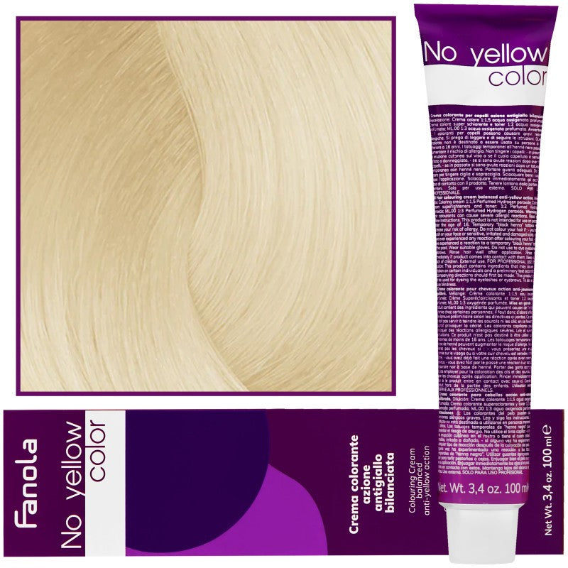 Fanola Ei Yellow Color hiusväriä 100ml S.1202 -Antigiallo Super Brightener