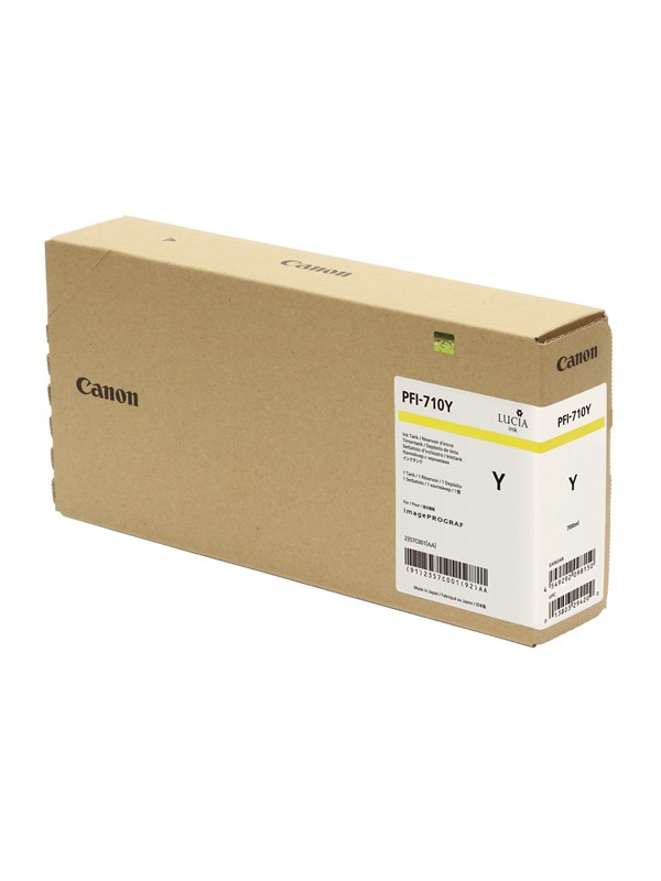 Canon PFI-710 -mustekasetti, 700 ml, keltainen