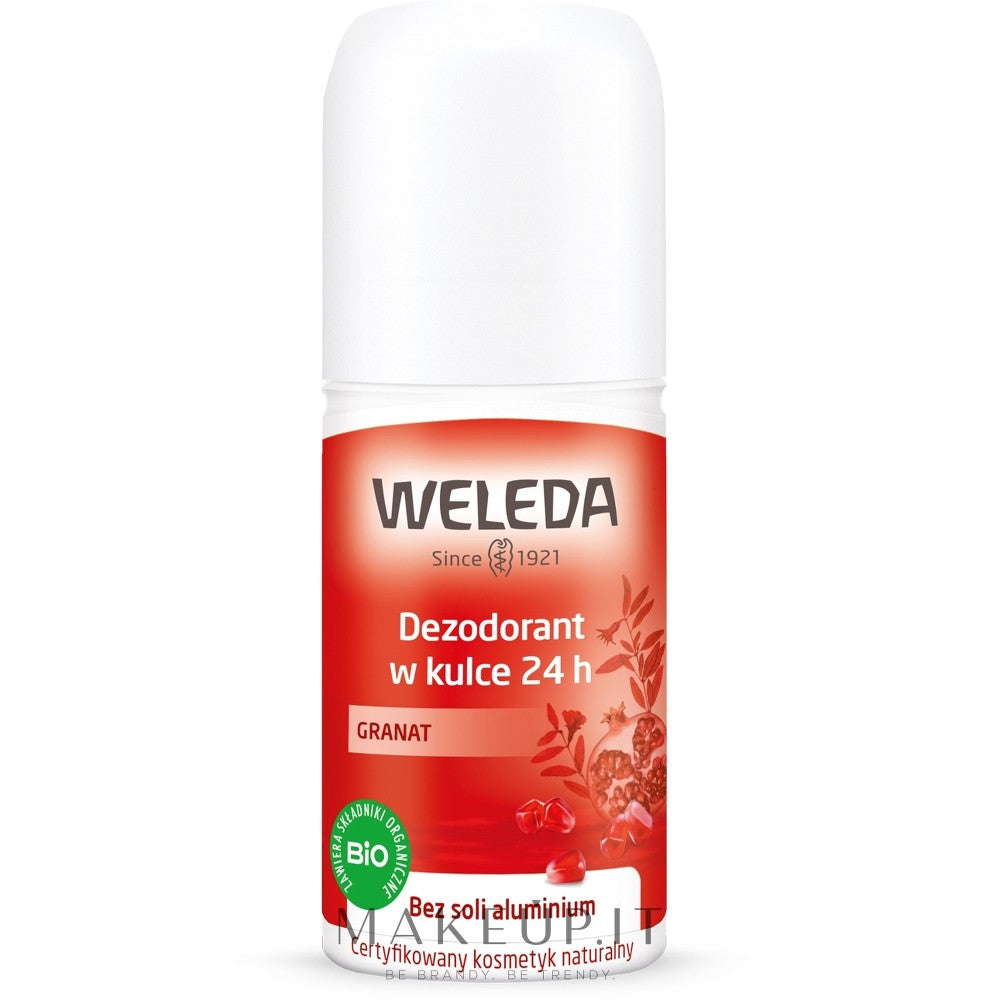Weleda Granaattiomenadeodoranttipallo 24H (Deo Roll-On) 50 ml