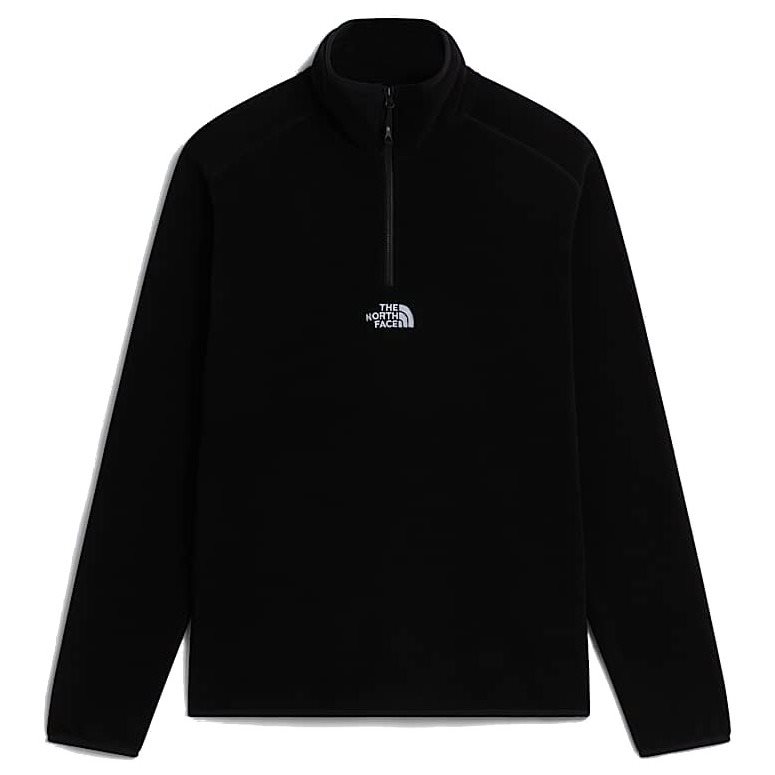 The North Face M Glacier 1/4 Zip - Embroidered Logo Tnf Black - S