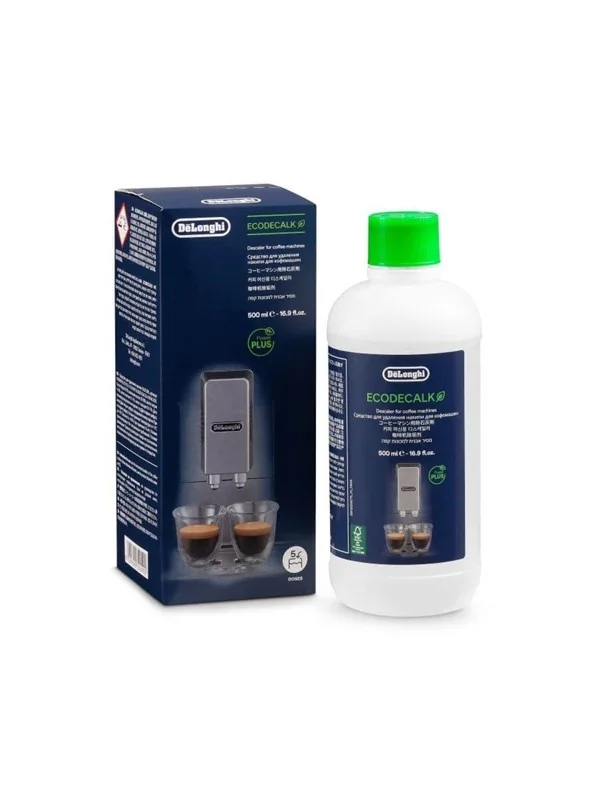 De’Longhi DLSC500 EcoDecalk, Kalkinpoistaja, Valkoinen, 0,5 L, 1 kpl, 80 mm, 80 mm
