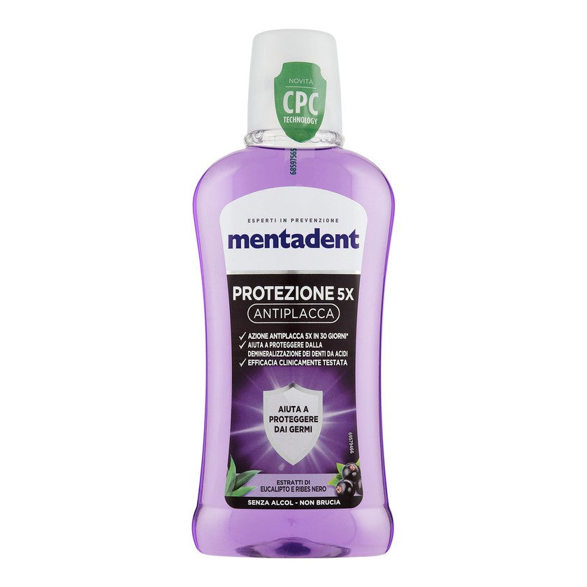 Mentadent Suuvesi 5X Suoja Plakkia Vastaan 400 ml