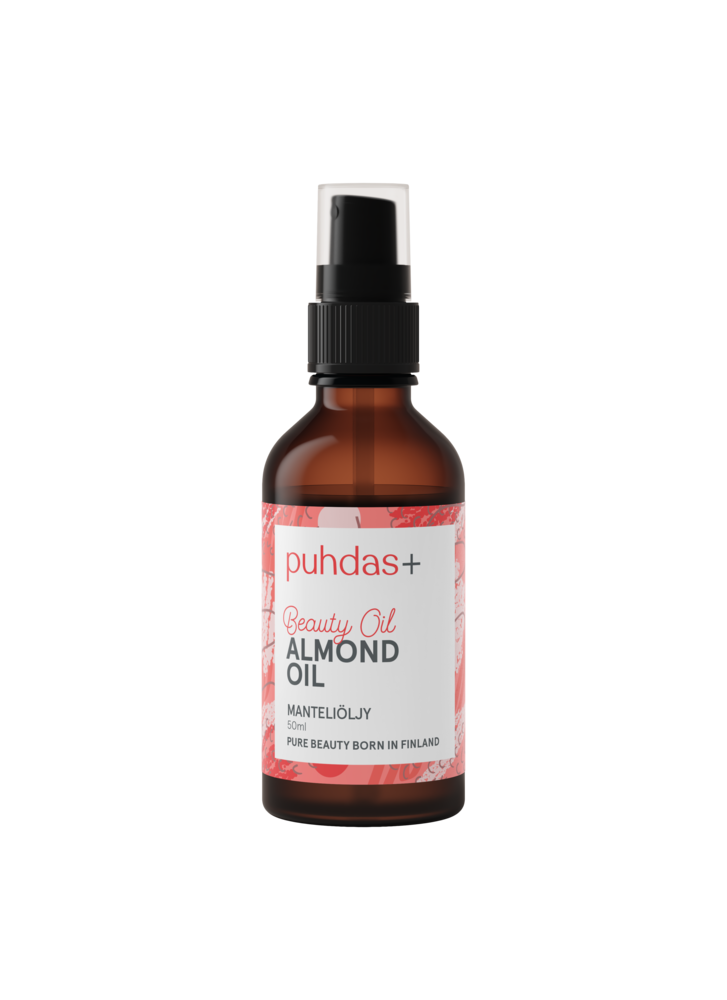 Puhdas+ Beauty Oil Manteliöljy, Almond Oil 50 ml