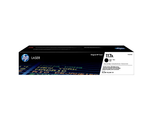 HP 117A alkuperäinen musta laservärikasetti, 1000 sivua, Musta, 1 kpl